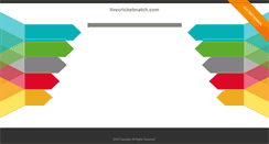 Desktop Screenshot of livecricketmatch.com